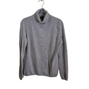 Charter Club 100% Cashmere Light Gray Closet Staple Turtleneck Sweater Size M